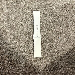 Neutral White Silicone Wristband for Smartwatches